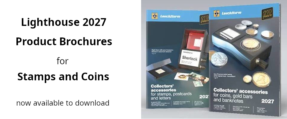 lighthouse 2027 stamp and coin accessories brochures