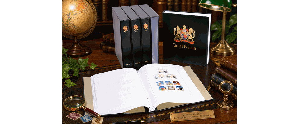 sg davo luxe hingeless great britain stamp albums